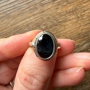 925 Sterling Silver Sapphire ring